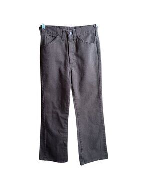 True Vintage Boys 12 26x26 1970's Jeans Bootcut Flare Talon Zipper